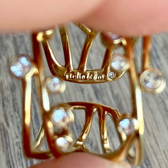 Stella & Dot Celestial Sparkle Ring - Gold - Picture 2 of 7